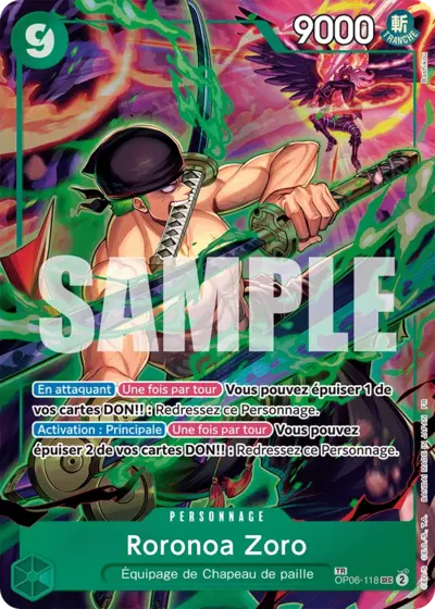 TR Zoro OP-11 One Piece TCG