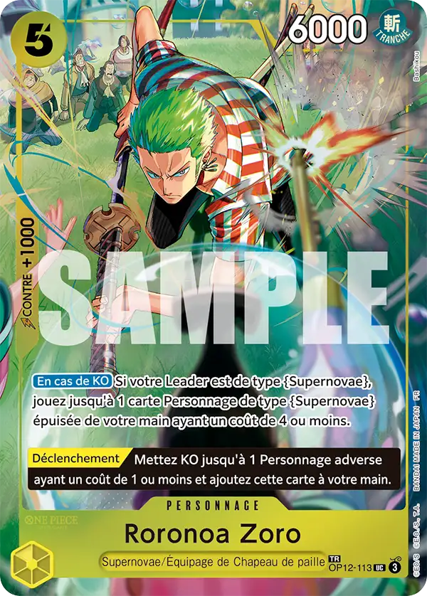 TR Zoro OP-14 One Piece TCG